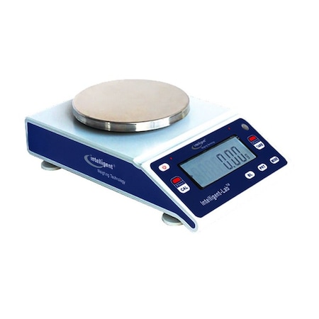 Intell-Lab Centigram Balance, 3200 g, .01 g, 6" OD Platter, RS232, Touchless Keys, External Calibration PW-3200